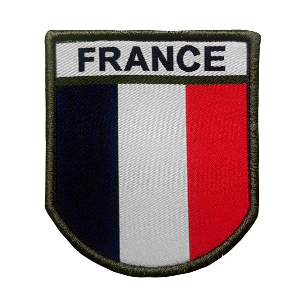 Ecusson France haute visibilité brodé sur tissu A10 Equipment