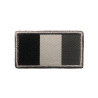 Patch drapeau français gris brodé sur tissu A10 Equipment