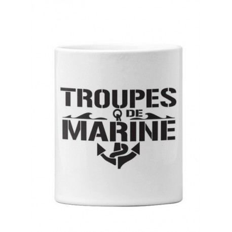 Mug Troupe de Marine Ancre et Vagues Quaerius - Mug Armée Française Quaerius