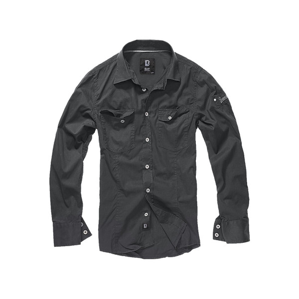 Chemise Ajustée Manches Longues Brandit - Chemises Brandit