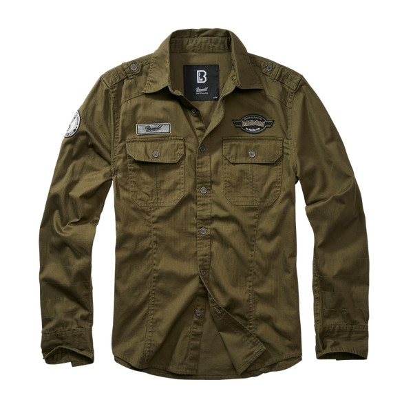 Chemise Vintage Luis Manches Longues Brandit