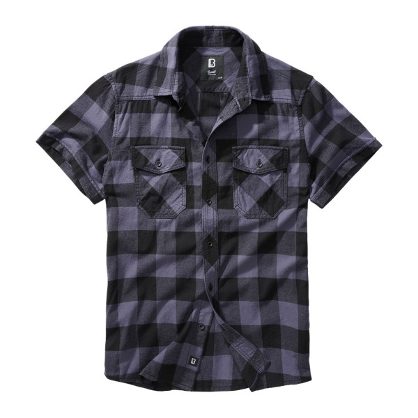 Chemise à carreaux à manches courtes Brandit