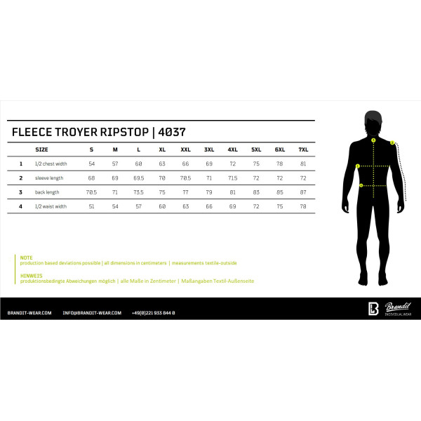 Pull Polaire Troyer Ripstop Brandit - Pull Brandit