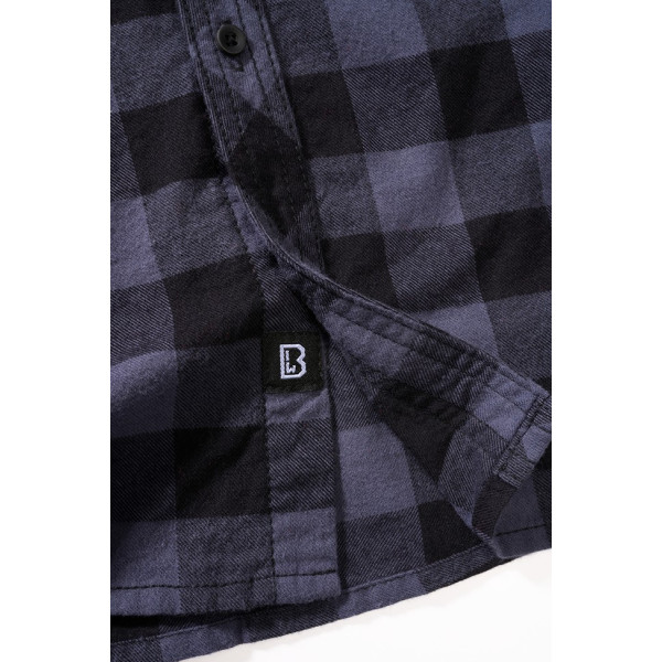 Chemise à carreaux à manches longues pour enfants Brandit