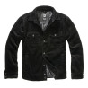 Veste en Velours Côtelée Noire Brandit