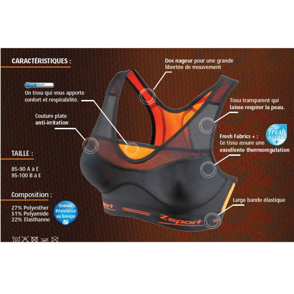 Destockage Brassière de Sport Femme Virtuosity Zsport