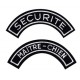 Ecusson Demi-Lune DCA FRANCE - tenue agent de sécurité Ecussons brodé Quaerius