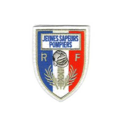 ECUSSON  JEUNES SAPEURS POMPIERS DCA FRANCE - Equipement Pompiers Ecussons Quaerius