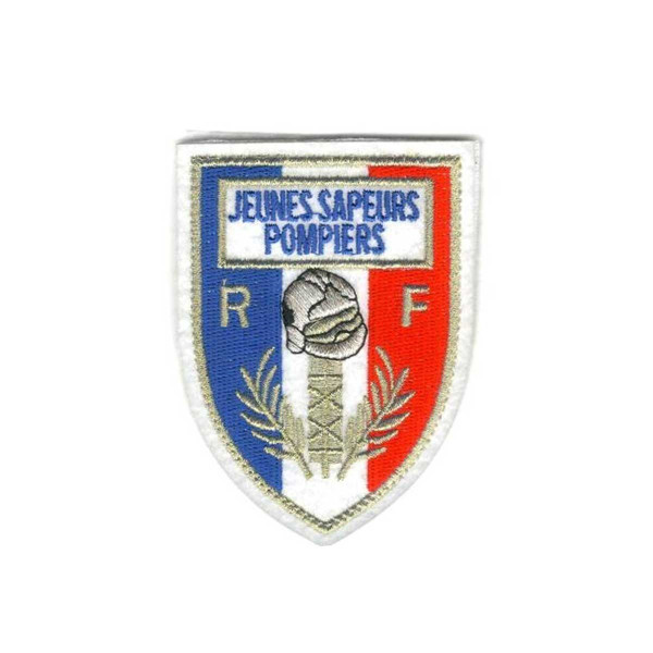 ECUSSON  JEUNES SAPEURS POMPIERS DCA FRANCE - Equipement Pompiers Ecussons Quaerius
