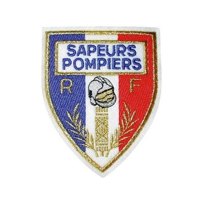 ECUSSON SAPEURS POMPIERS DCA FRANCE - Equipement Sapeurs Pompiers Ecussons Quaerius