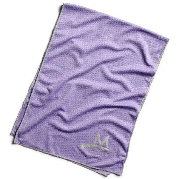Serviette Rafraichissante Lavande Enduracool Techknit Yoga Mission