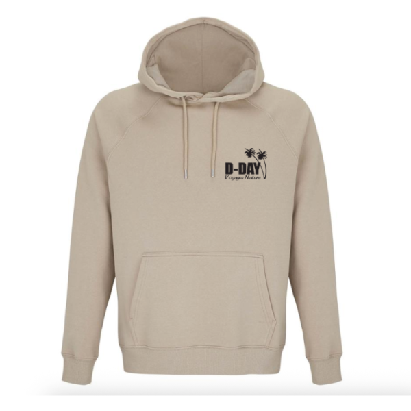 Sweat Beige Voyages Nature D-DAY - Sweat Unisexe