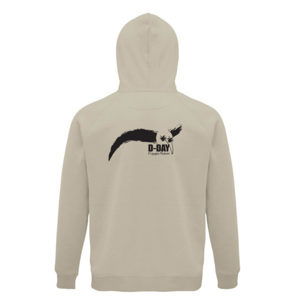 Sweat Beige Voyages Nature D-DAY - Sweat Unisexe
