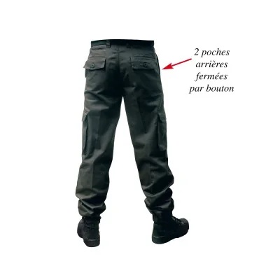PANTALON CARGO NOIR DCA FRANCE - Equipement militaire Habillement Quaerius PANTALON CARGO NOIR DCA FRANCE - Equipement militaire Habillement Quaerius
