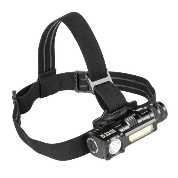 Lampe frontale XR1 5.11 Tactical - 1000 Lumens, 6 modes, rotation 180°