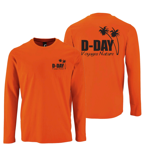 T-Shirt Manche Longues Homme Voyages Nature D-DAY