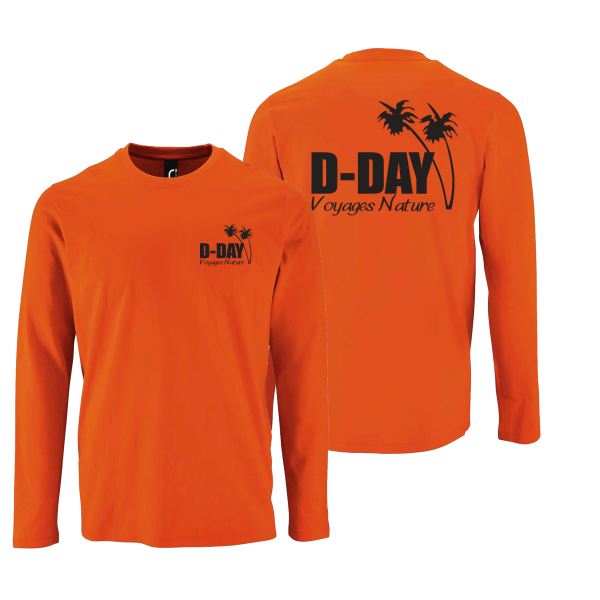 T-Shirt Manche Longues Homme Voyages Nature D-DAY