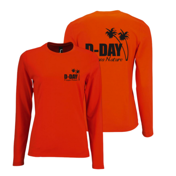 T-Shirt Manche Longues Femme Voyages Nature D-DAY