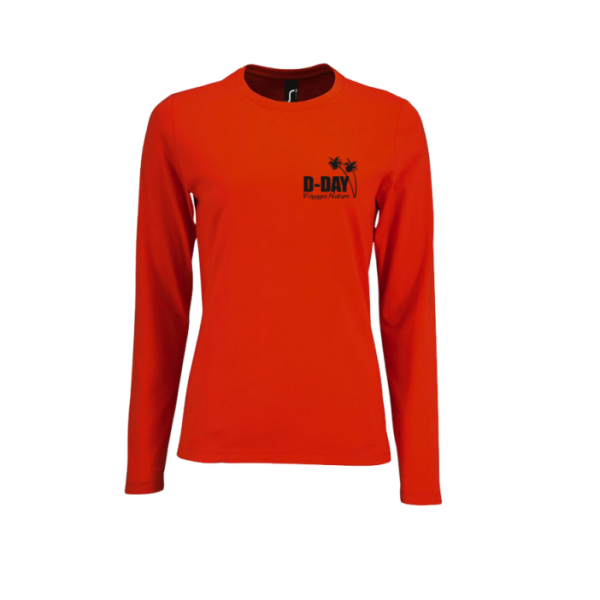 T-Shirt Manche Longues Femme Voyages Nature D-DAY