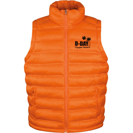 Bodywarmer Orange Voyages Nature D-DAY