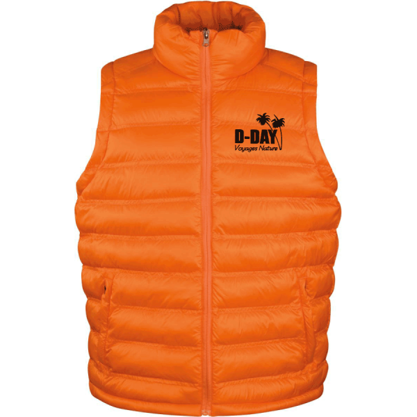 Bodywarmer Orange Voyages Nature D-DAY