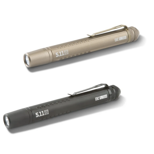 Lampe compacte 107 lumens 5.11 Tactical avec clip et piles AAA