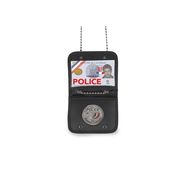 Porte-Carte Forces de l'Ordre de Cou avec Emplacement Médaille GK PRO 