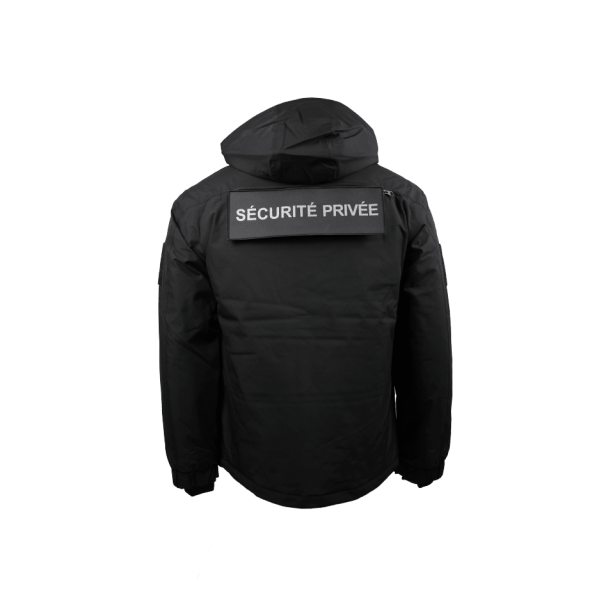 Blouson Sécurité Privée Safetek Noir avec Bandes Rétro-réfléchissantes GK Pro  