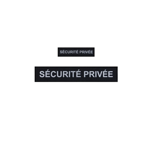 Flaps Sécurité Privée Haute Visibilité Poitrine et Dos GK Pro 