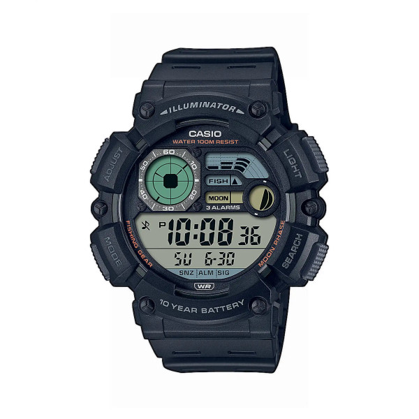 Montre Tactique Militaire WS-1500H-1AV Noir CASIO 