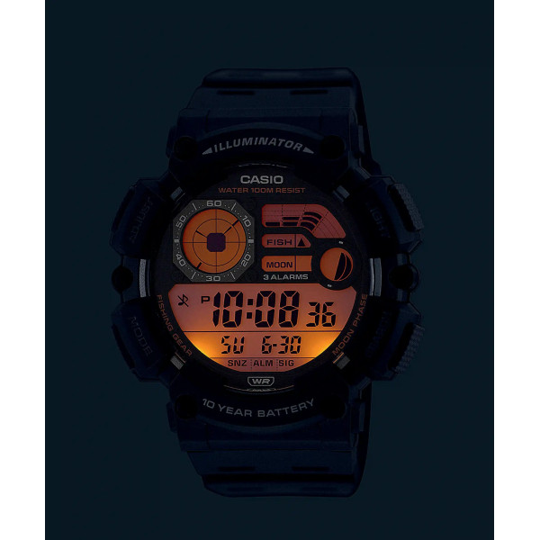Montre Tactique Militaire WS-1500H-1AV Noir CASIO 