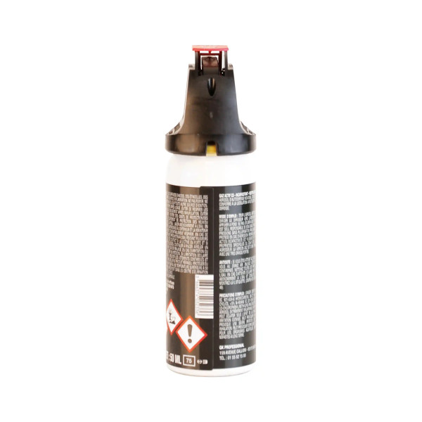 Aérosol de Défense Forces de l'Ordre Defense One Gaz Actif CS 50ml GK Pro 