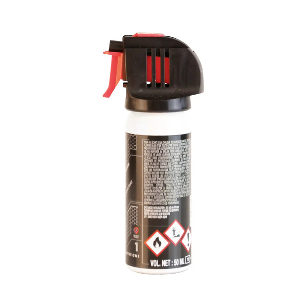 Aérosol de Défense Forces de l'Ordre Defense One Gaz Actif CS 50ml GK Pro 