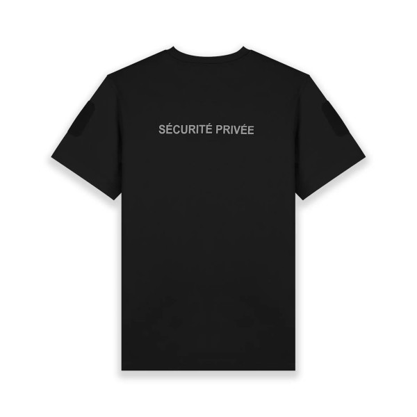 T-shirt Sécurité Privée Safetek Marquage Face et Dos GK Professional  