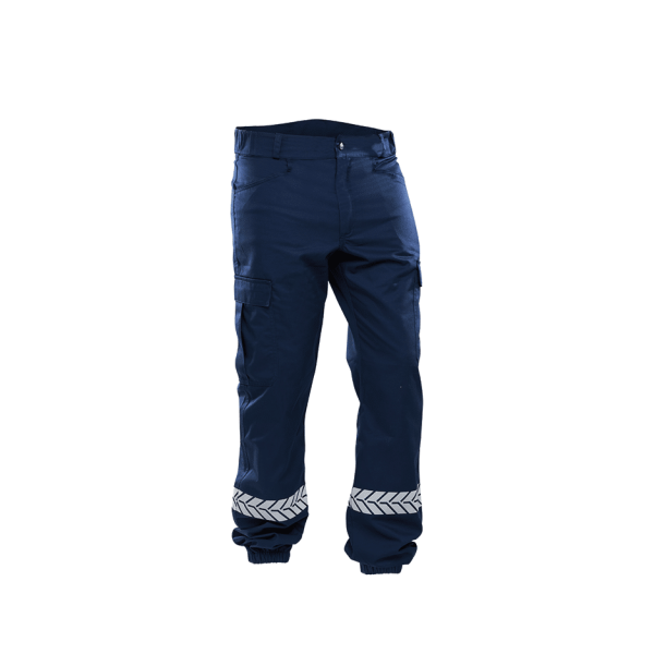 Pantalon Sécurité Privée Marine avec Bandes HV Safetek GK PRO  