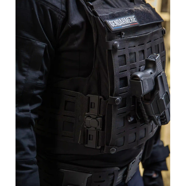 Housse Tactique 4en1 Modulable Multi-Missions Noir GK Pro  
