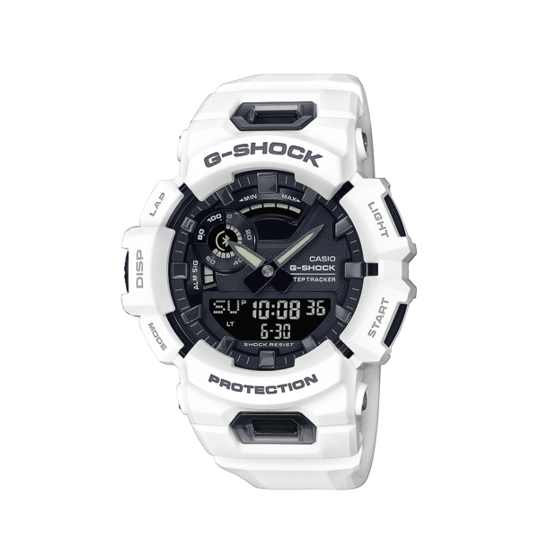 Montre Connectée de Sport et Intervention G-SHOCK GBA-900-7AER Blanche CASIO 