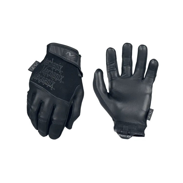 Gants de Protection en Cuir Intervention Gendarmerie T/S Recon Noir MECHANIX 