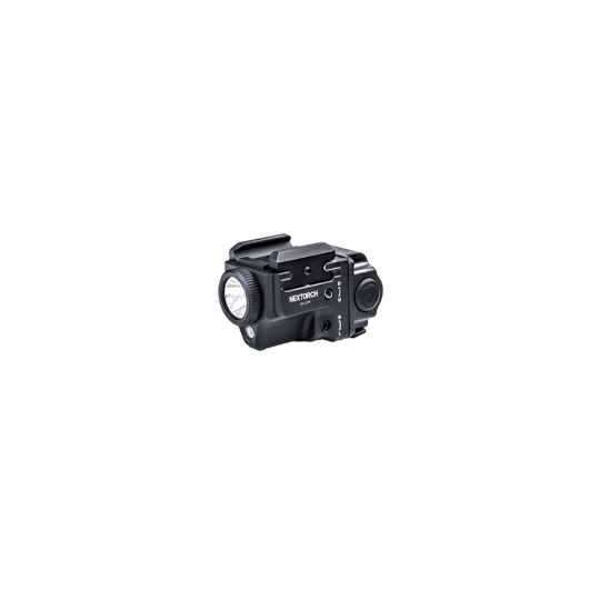 Lampe Tactique pour Arme de Poing avec Laser Rouge 650 Lumens WL22R GK PRO 
