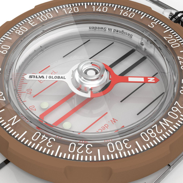 Boussole de Course d’Orientation Militaire Ranger 4-6400 Silva 