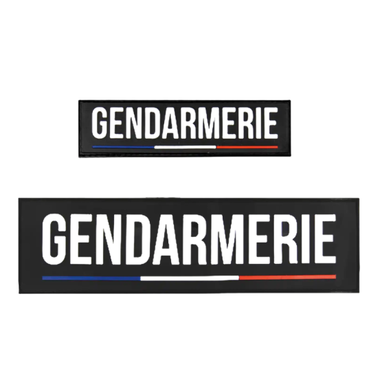 Flap Gomme Gendarmerie Velcro GK Pro