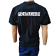 T-Shirt Coton Gendarmerie Départementale En Destockage