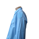 Chemise Pattes Et Poches Femme Bleu Ciel En Destockage