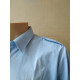 Chemise Pattes Et Poches Femme Bleu Ciel En Destockage