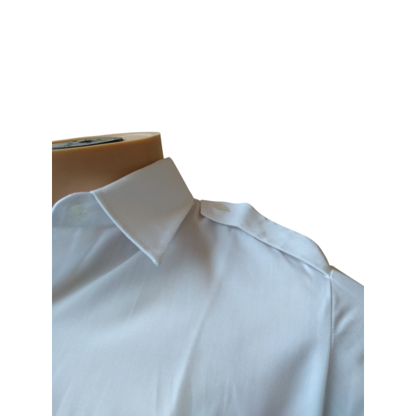 Chemise Pattes Et Poches Femme Blanche En Destockage