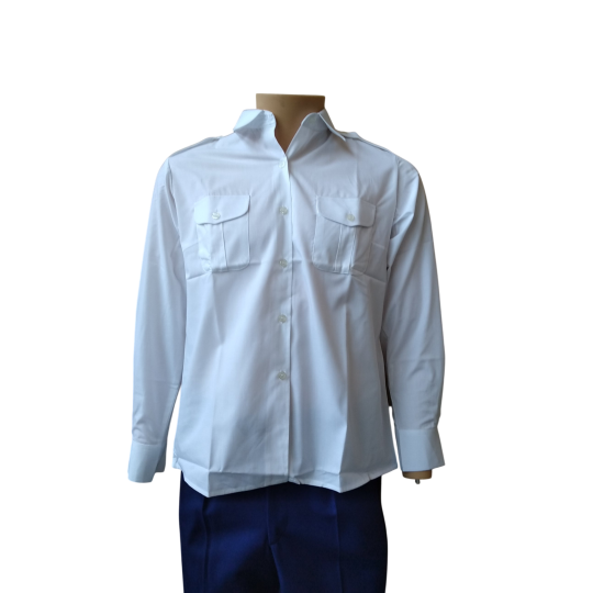 Chemise Pattes Et Poches Femme Blanche En Destockage