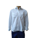 Chemise Pattes Et Poches Femme Blanche En Destockage