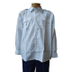 Chemise Homme Manches Longues Blanche Pattes Et Poches En Destockage