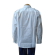 Chemise Homme Manches Longues Blanche Pattes Et Poches En Destockage