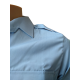 Chemisette Col Plastron Femme Bleu Ciel En Destockage
